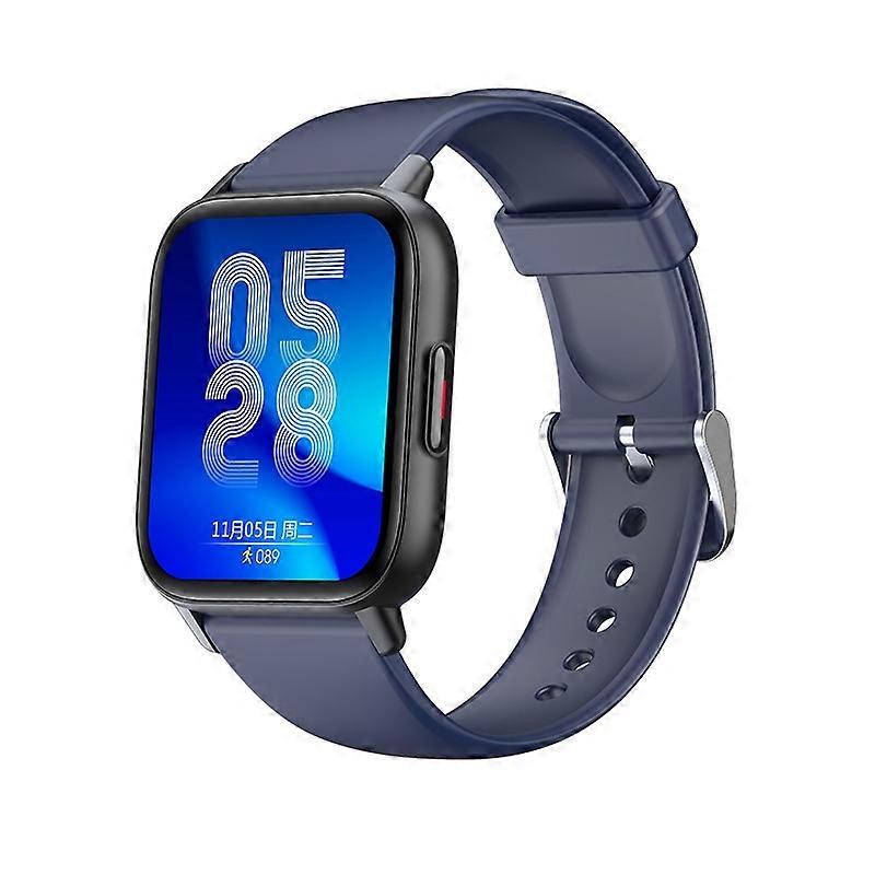 QS16Pro 1.69-Inch Health Monitoring Waterproof Smart Watch, Supports Body Temperature Detection, Color: Blue