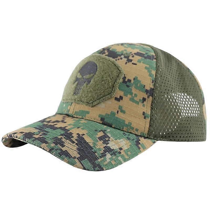 Baseball Cap Camouflage Pattern, Tactical Army Combat Style, Adjustable Back Strap, One Size Fits Most