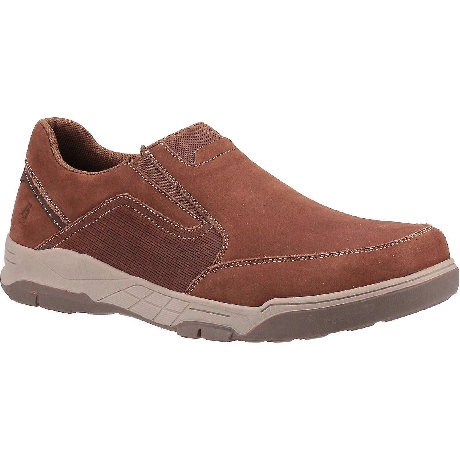 Hush Puppies Fletcher棕色男士光滑皮鞋