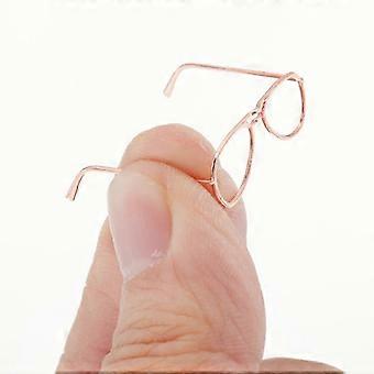 1:6 Scale Alloy Eyeglass Frame for 12-Inch Female and Male Action Figures in Black