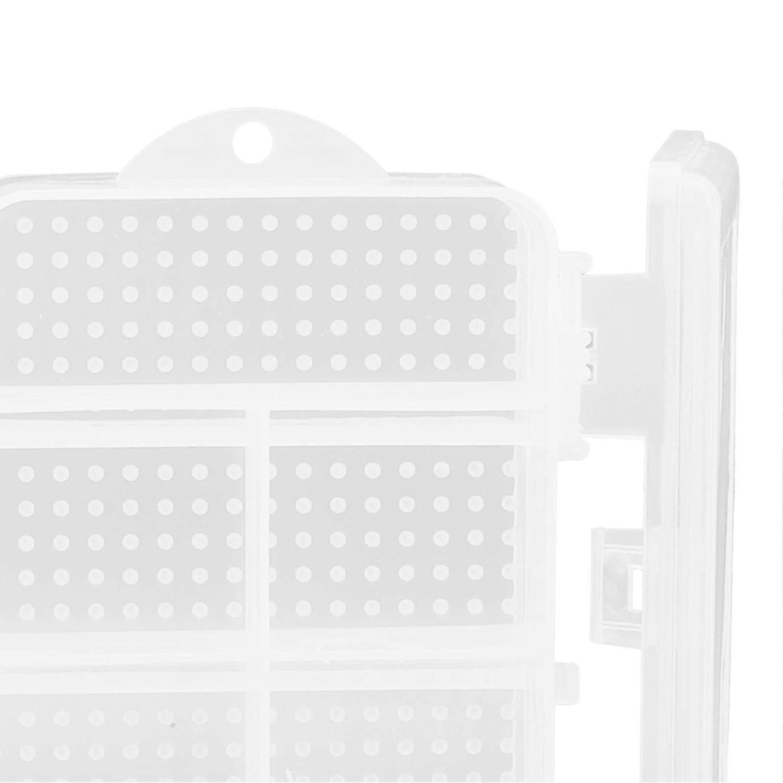 Transparent Compartment Plastic Storage Box Rhinestone Accessories Storage Container well