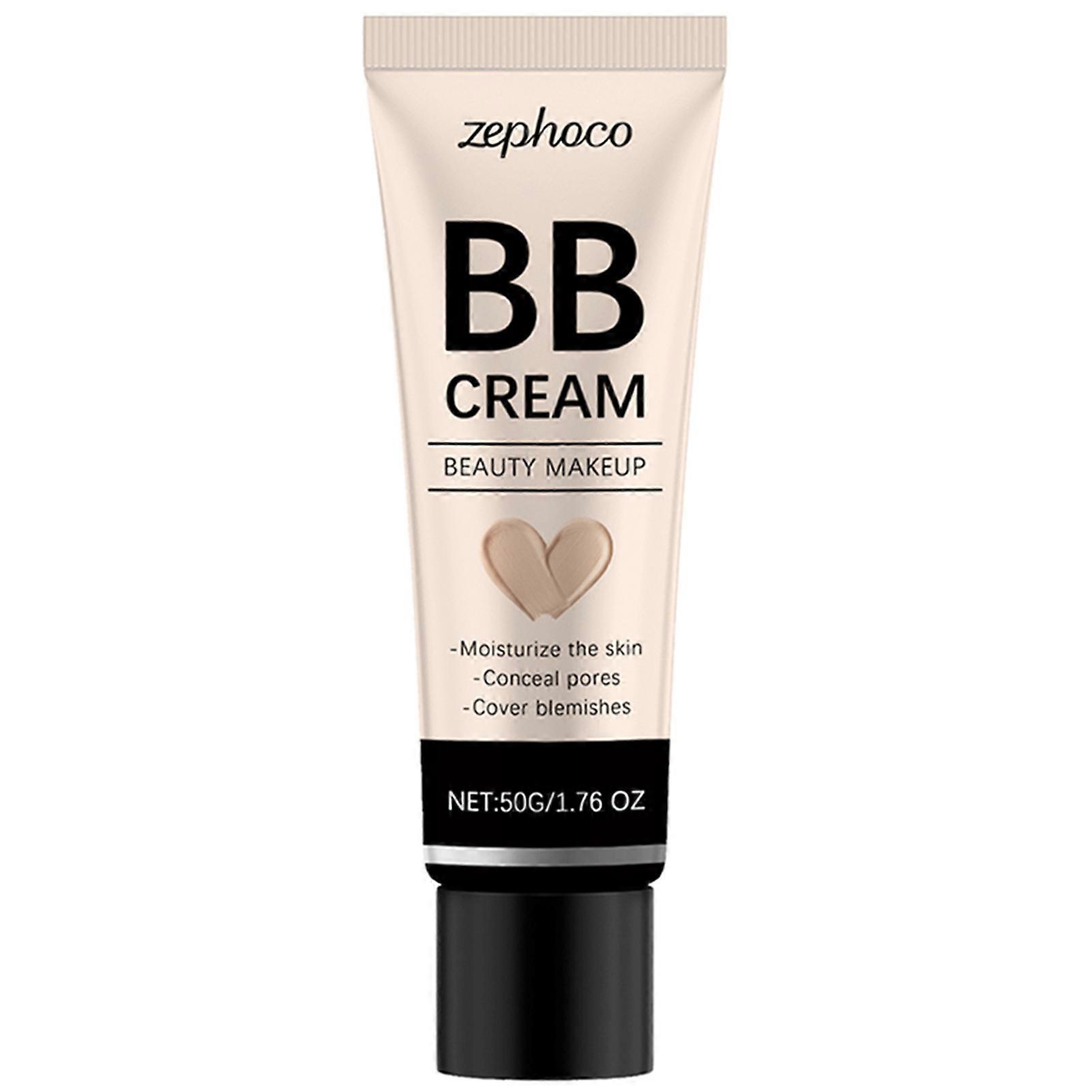 Natural Concealer Hydrating BB Cream Flaw-less Coverage Pore Blurring Foundation-Concealer for Face Makeup