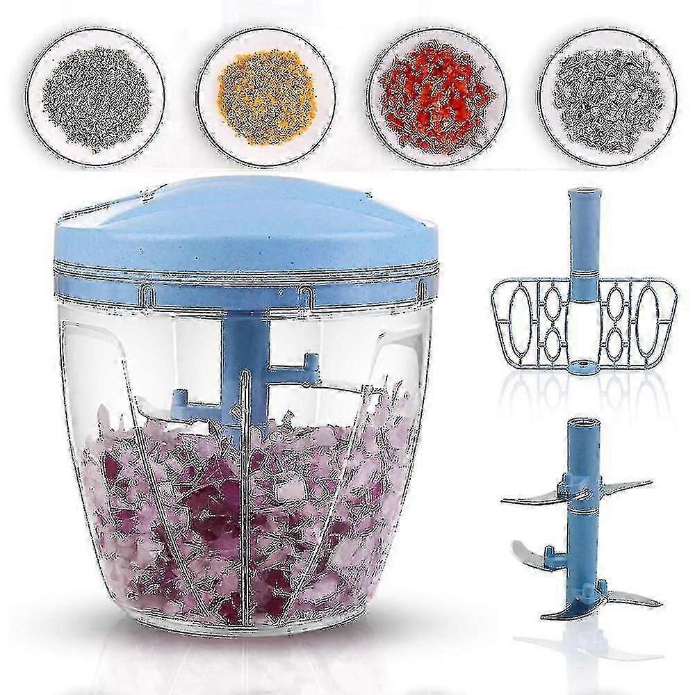 Household Hand-pulled Meat Grinder Multi-function Garlic Puree Manual Vegetable Cutter Mixer