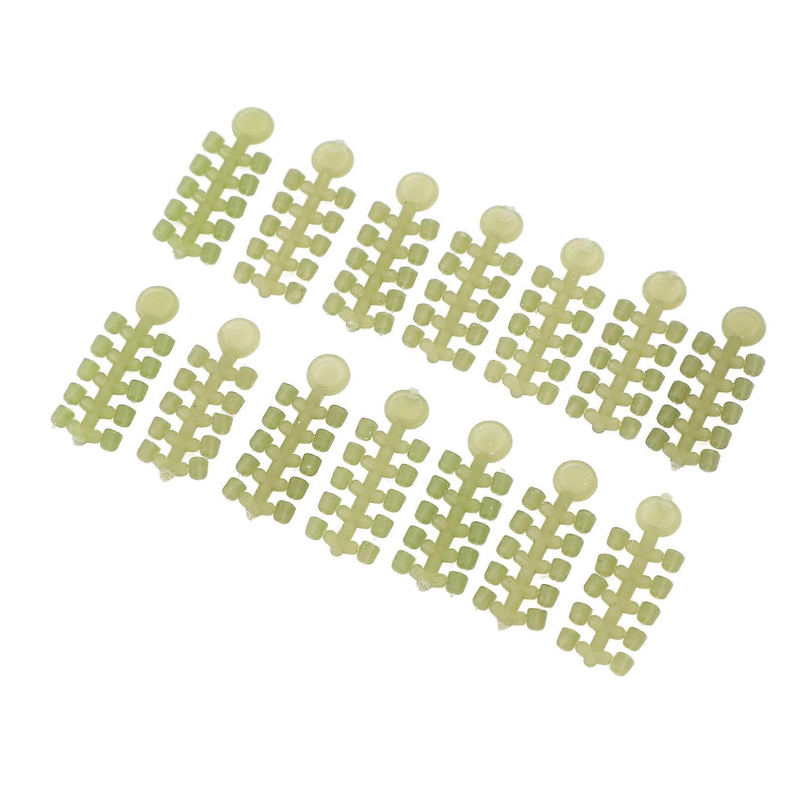 50pcs Carp Fish Hook Stops Beads PP Compact Portable Set