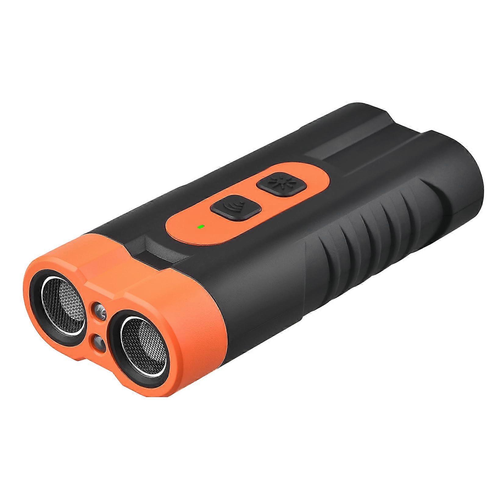 Dog Sonic Bark Deterrent 2025 Rechargeable Dual-Head Dog Repeller 25KHz Transmitter LED Anti Bark Device Within 50 Ft