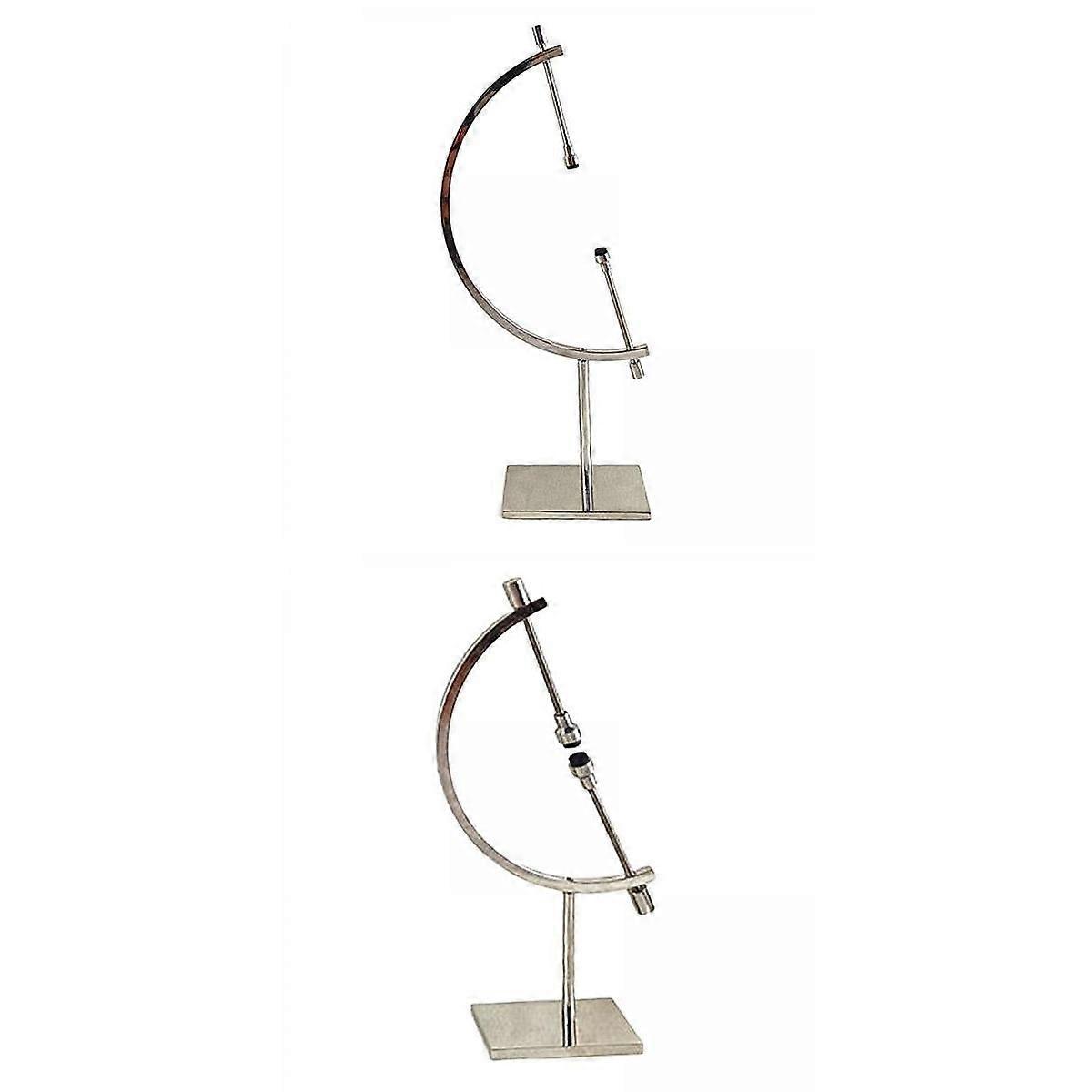 2x support de décoration en pierre en métal