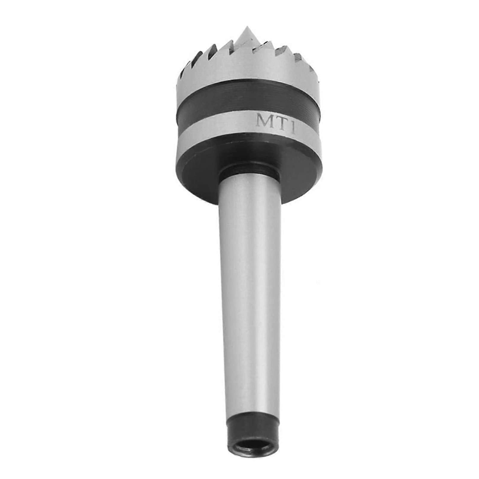 MT1 Wood Turning Tool Heavy-Duty Bearing Tailstock Live Center For Wood Lathe Multitooth Drive Center Spring Point Lathe