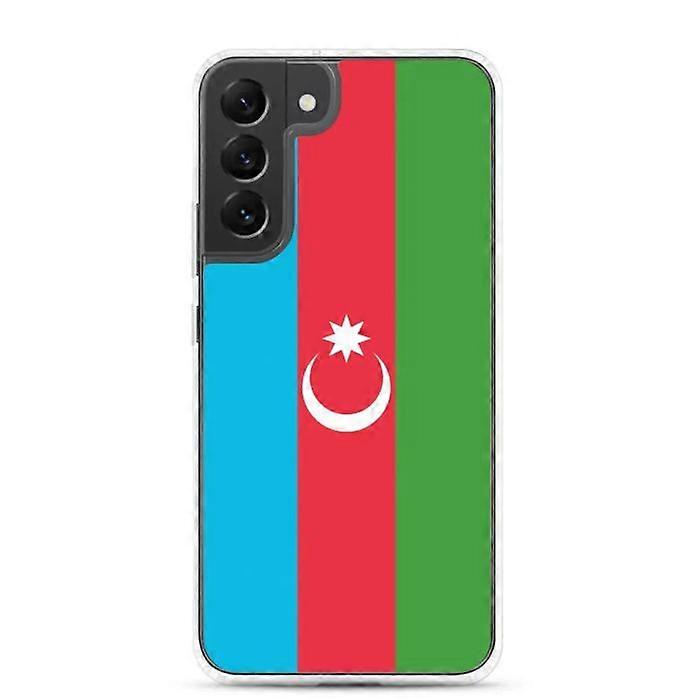 Phone Case - Samsung - Galaxy S22 Plus - Azerbaijan Flag - Flexible - Multicolored