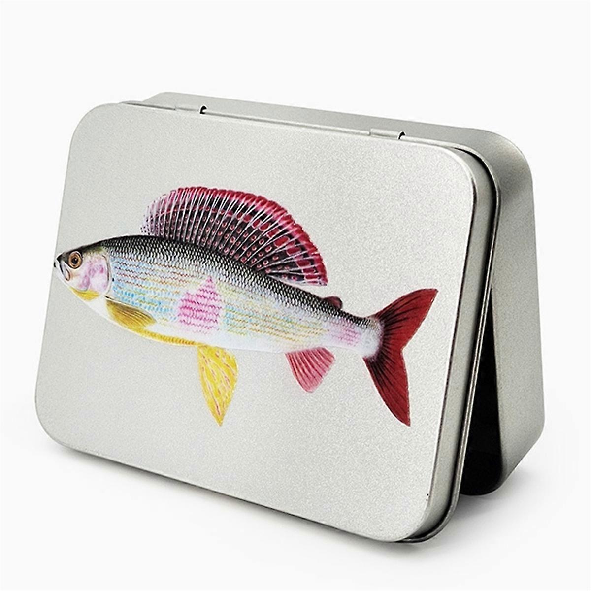 Grayling Trout Pattern Fly Metal Bait Box Fly Fishing Lure Small