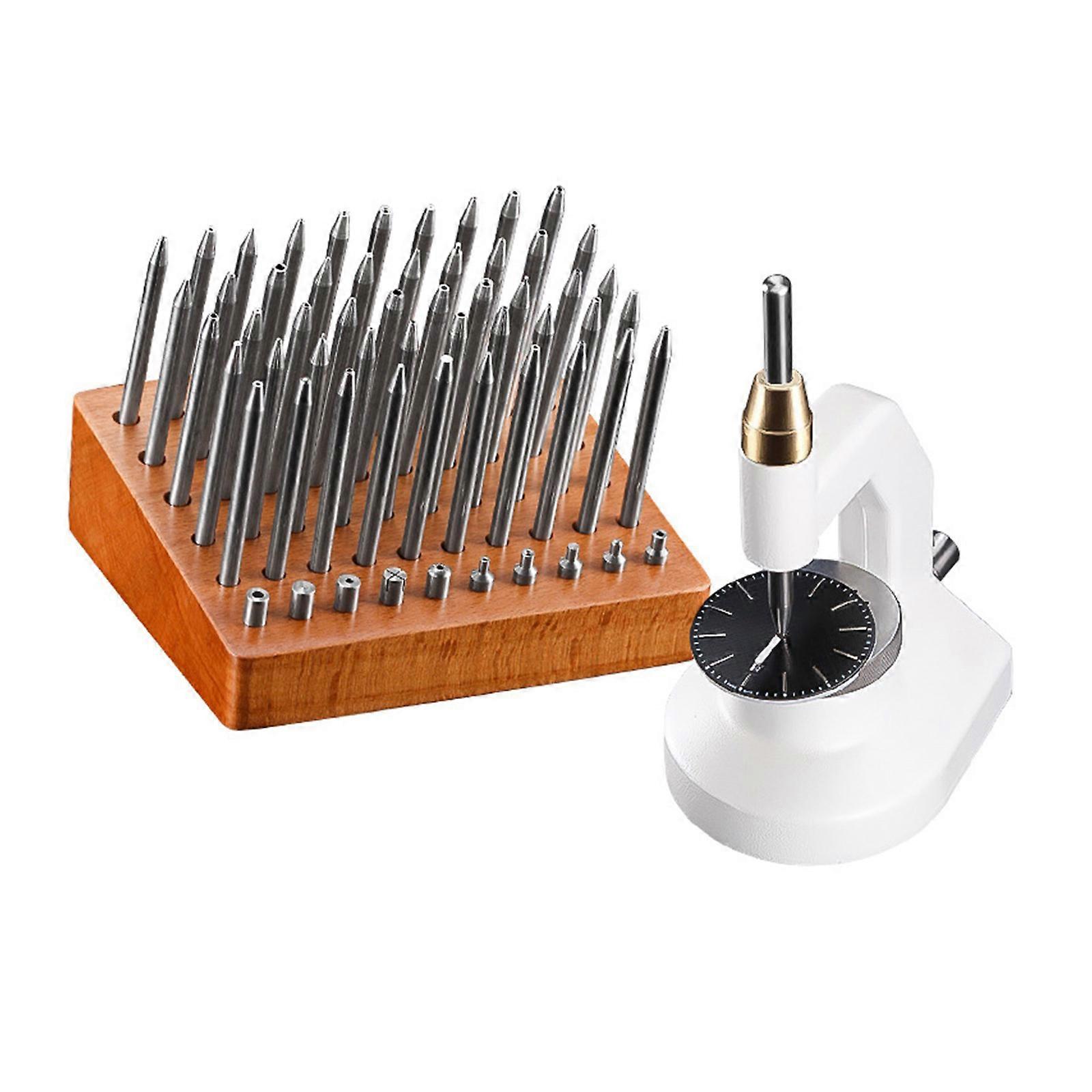 Watch Hand Presser Watch Hand Pusher Tool Set with Kits Watch Hand Replace Puller Kit Fitting Set Watch Maintenance Tool