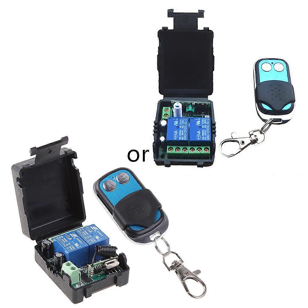 Rf Transmitter 433mhz Remote Control Wireless Remote Control Switch 433mhz for DC 12v 2ch Relay Receiver Module