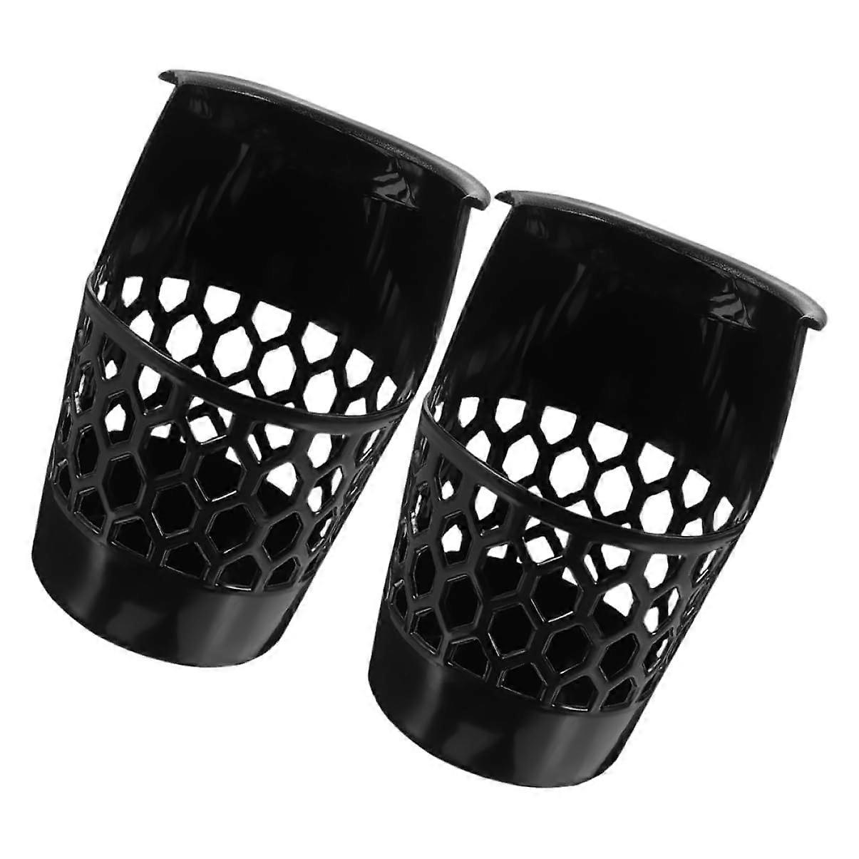 Ball basket Drop Accessories for Billard tables Pockets Plastic Black