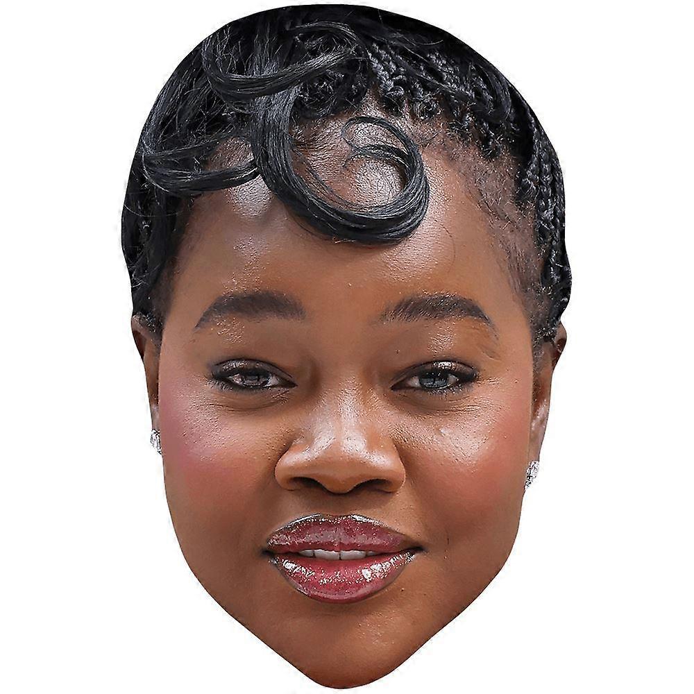 Achieng Agutu (Curl) Celebrity Mask, Flat Card Face