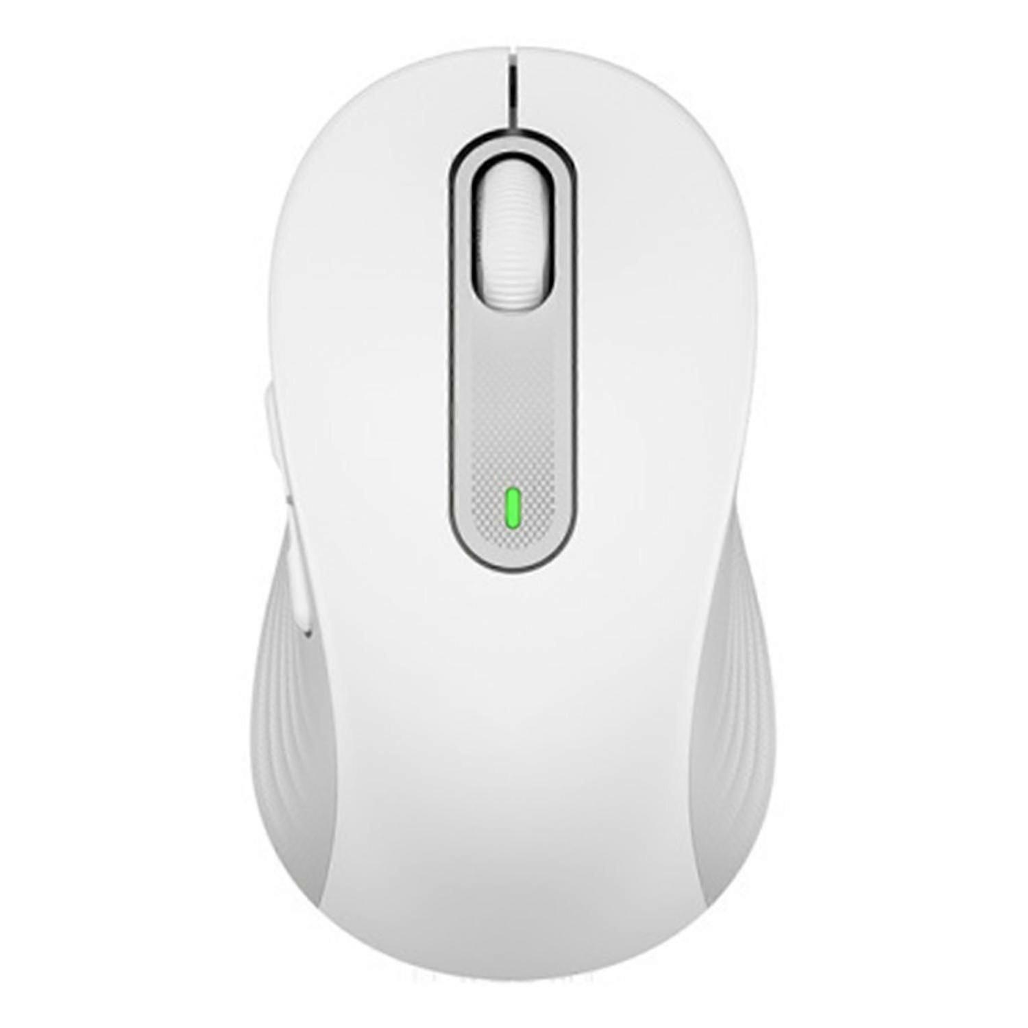 Wireless Silent Mouse 2.4G Bluetooth Einstellbare DPI Ergonomischer Mini - Weiß