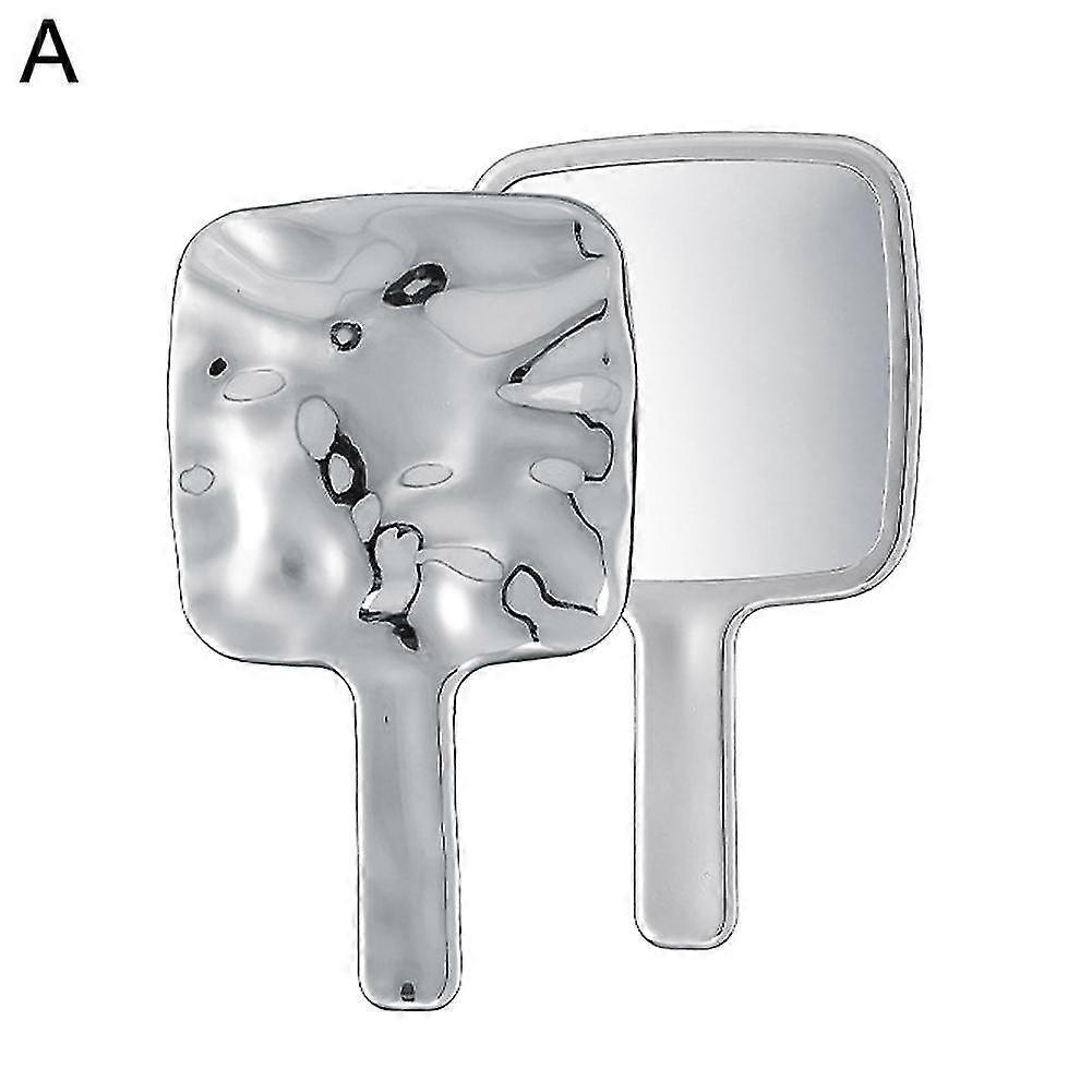 Square Handheld Makeup Mirror Home Retro Mirror 2025