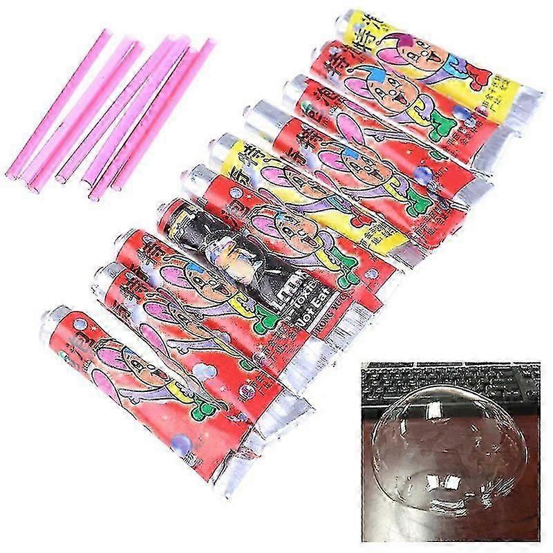 100pcs παιδιά κόλλα φυσαλίδων φυσώντας παιχνίδια μπάλα φυσαλίδων για τα παιδιά διαστημικό παιχνίδι μπαλονιών