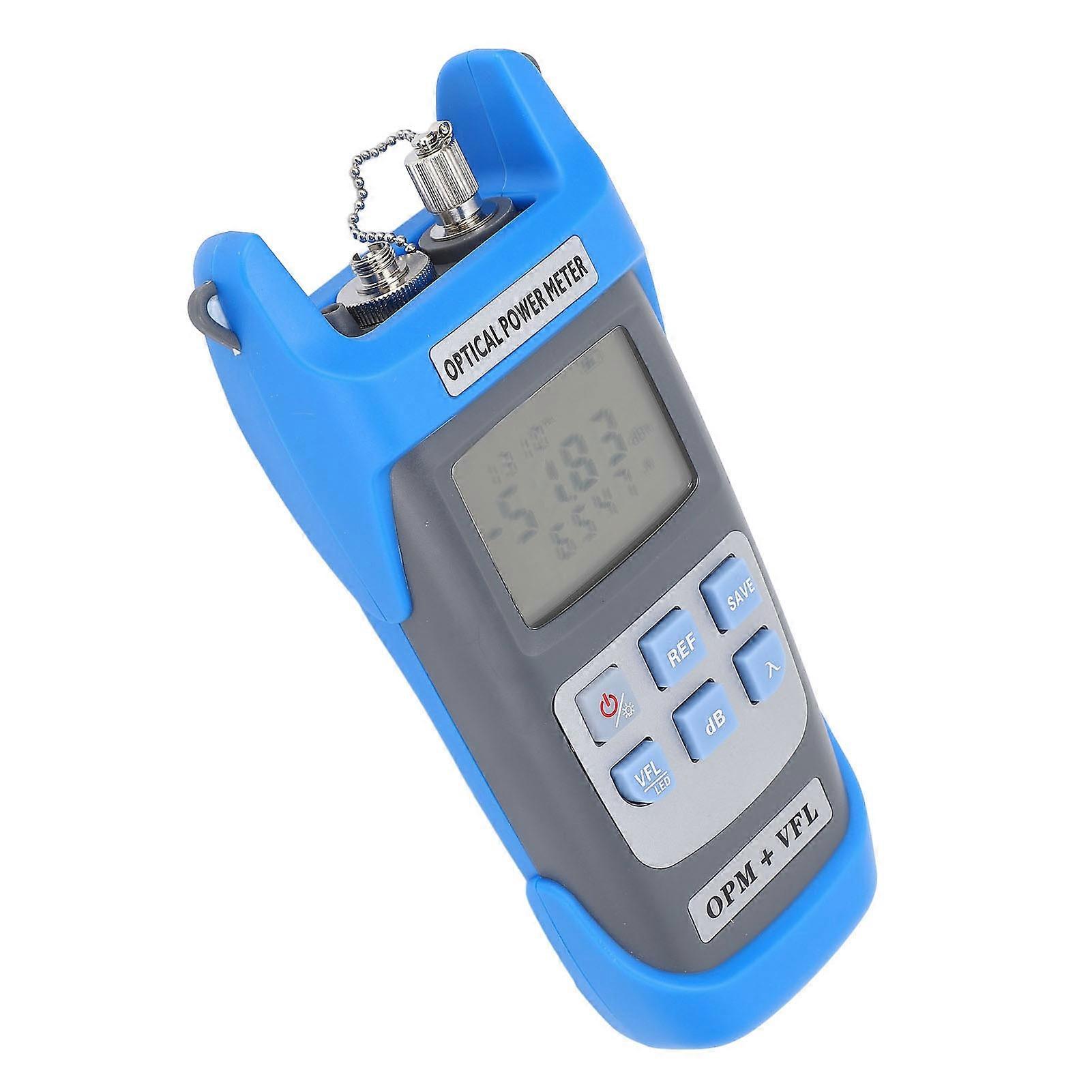 3 in 1 Optischer Leistungsmesser FC SC ST 50km VFL Visual Fault Locator Wiederaufladbarer tragbarer Glasfasertester mit LED-Licht 