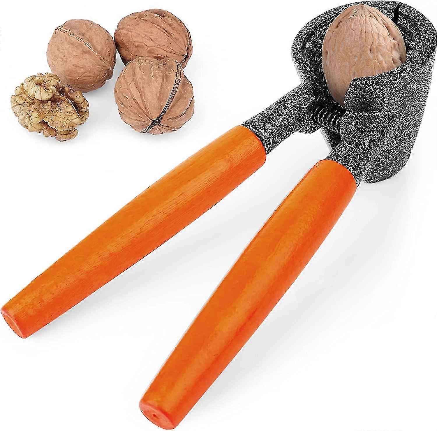 Heavy Nut Cracker with Wooden Handle
