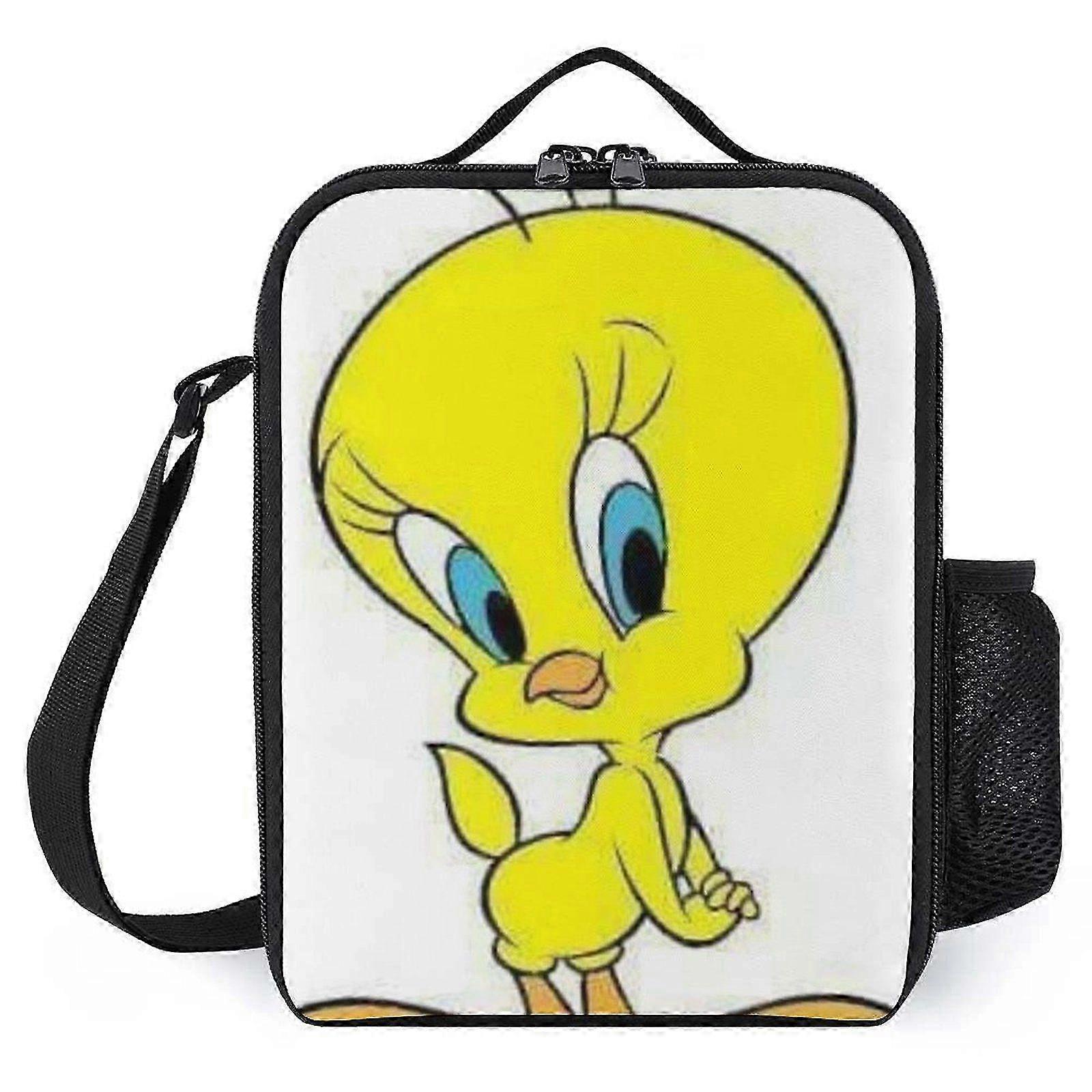 Transparent Front Panel Lunch Boxes with Quick-View Design for Busy Professionals, Suitable for TweetyBird Theme, Time-Saving Solution