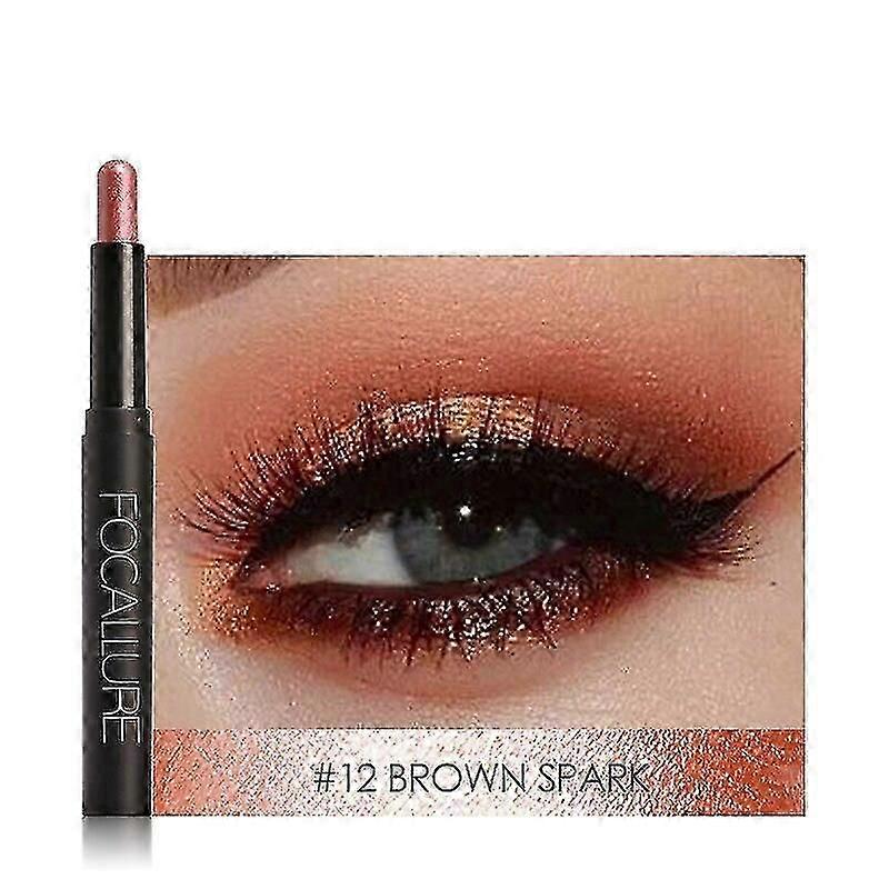 Focallure 12 Colors Eyeshadow Stick Eye Shadow Pallet Face Eyes Makeup Pen Long-lasting Waterproof