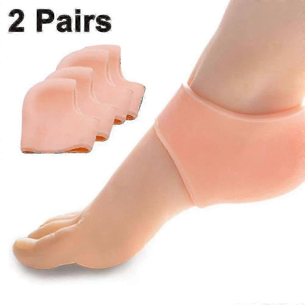 Silicone Heel Protector, Durable and Breathable Heel Protectors, Heel Cups for Quick Relief of Heel Discomfort, Suitable for Both Men and Wo