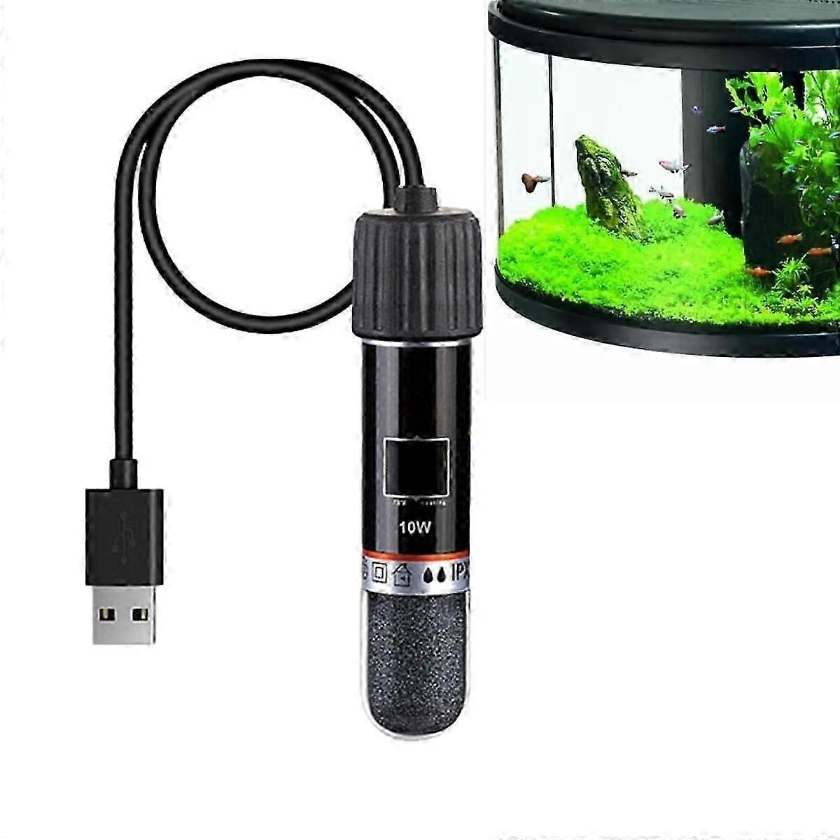 Mini USB Aquarium Heater 10w Mini Fish Tank Heater Mini Aquarium Heater Submersible Heater For Small Fish Tanks