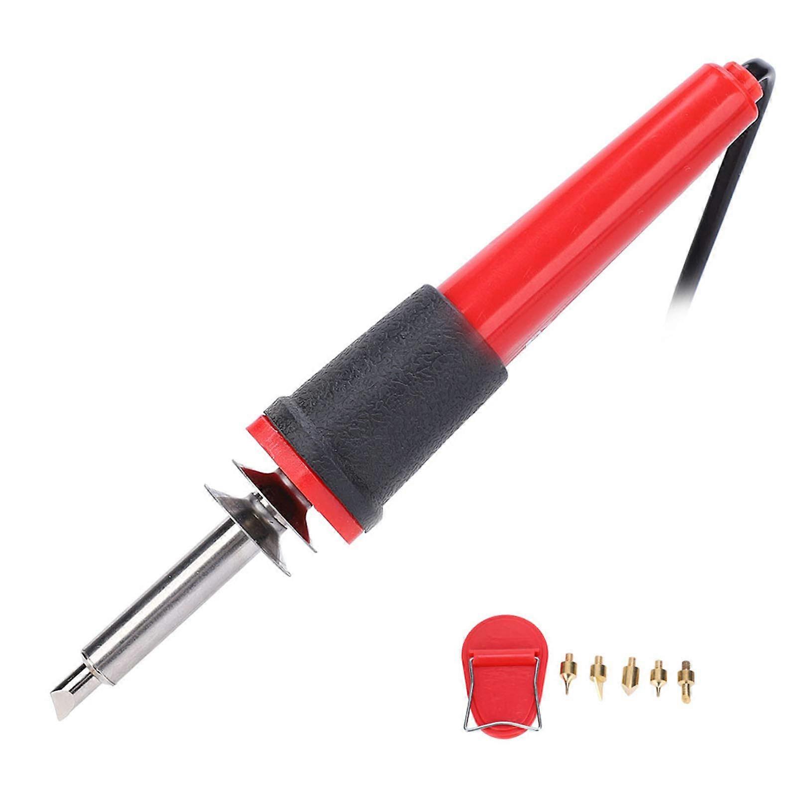 40W Electric Soldering Iron Set, Wood Burning Pen Carving Pyrography Tool (AC230V EU Plug)