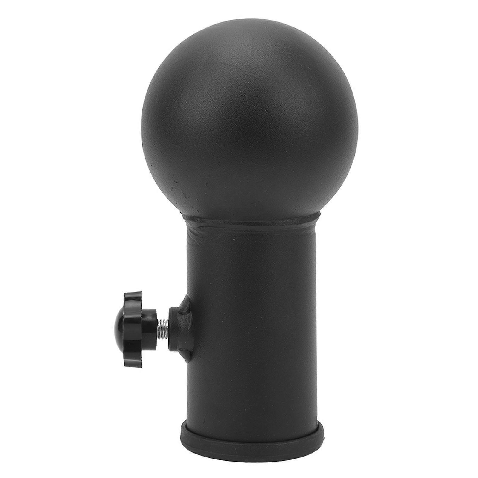 Dumbbell Bar Attachment, Dumbbell Handle, Ball Base, Rotating Sleeve for Muscle Fitness, Black