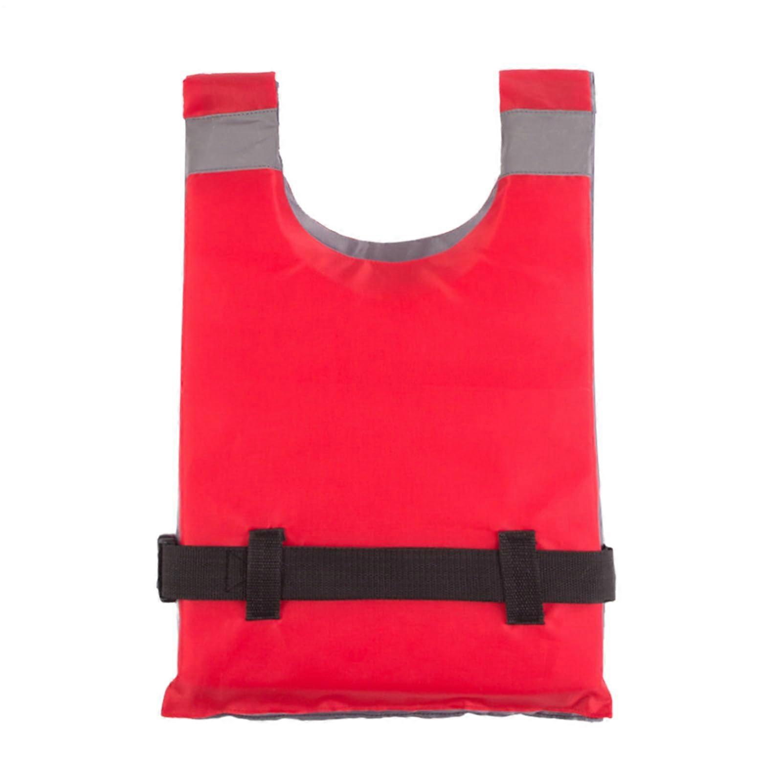Schwimmweste, Leichte Rettungsweste Mit Reflektierenden Streifen, Fr StandUpPaddling, Wassersport, Kajak Rot.