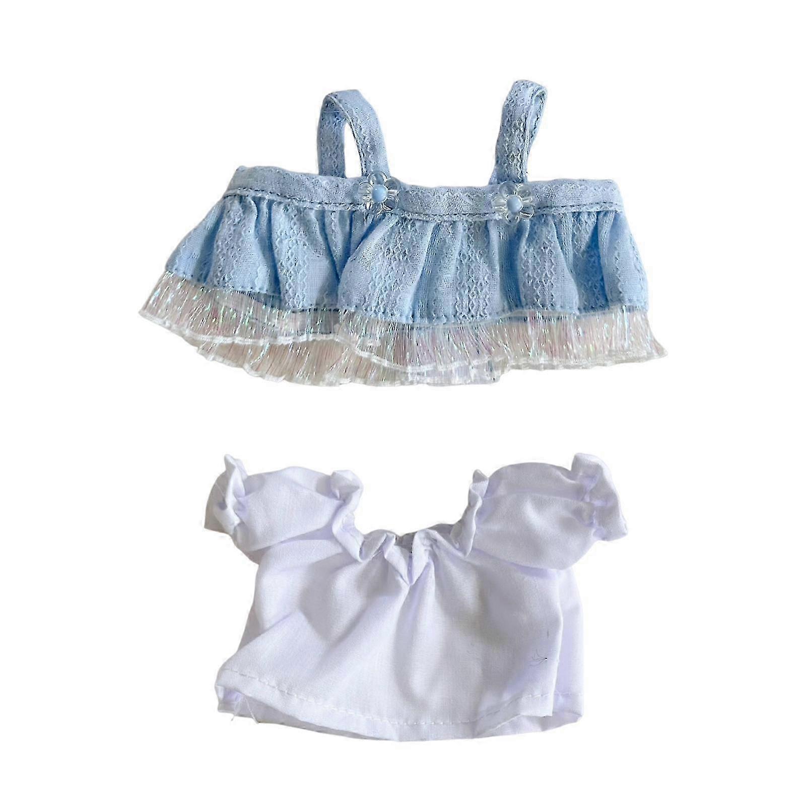 Outfits for 20 cm Dolls Including Skirts and Decorative Accessories - Ideal for Enhancing Your Doll Collection