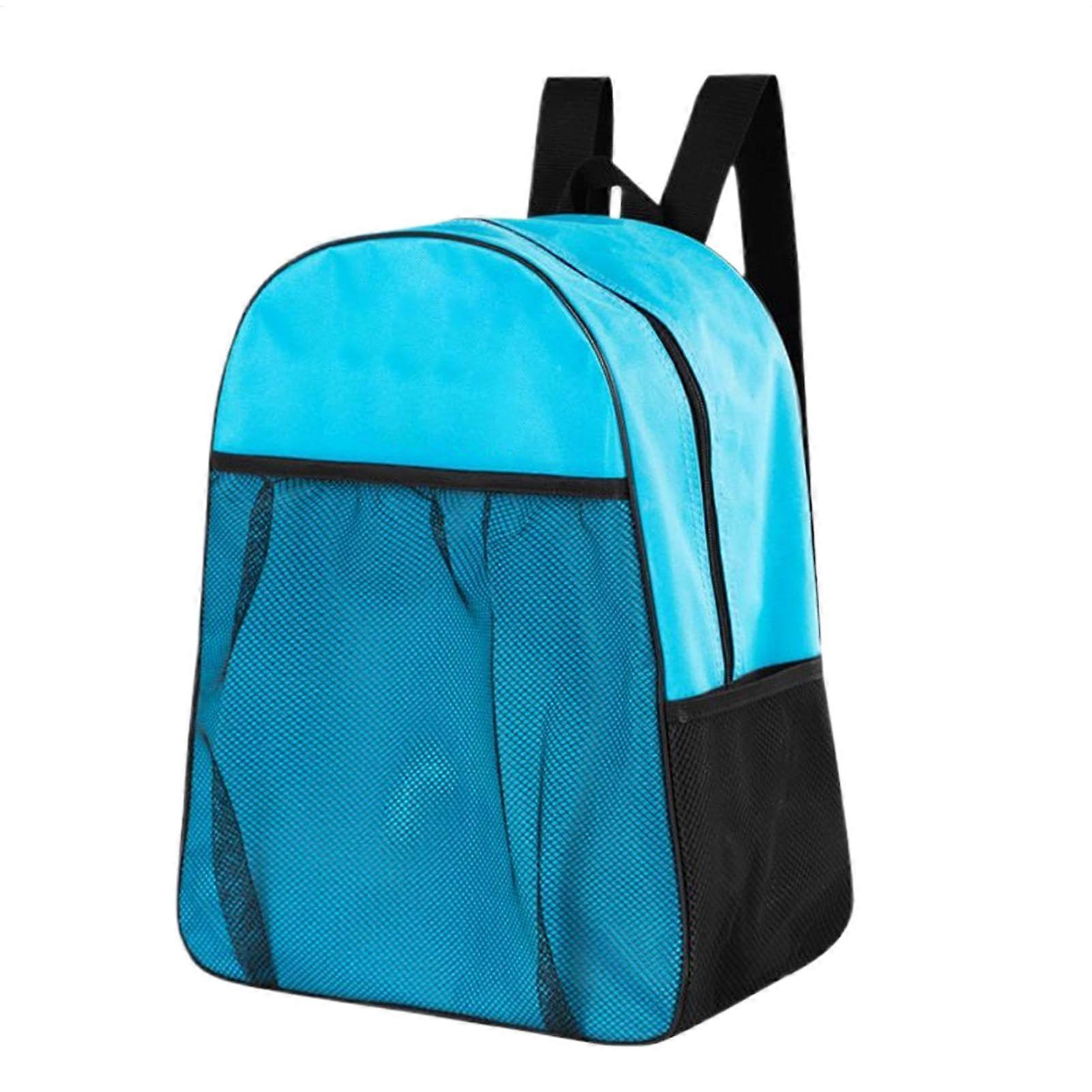 Roller Skate Backpack, Skate Case, 13.78 x 6.69 x 16.93 Inches Blue