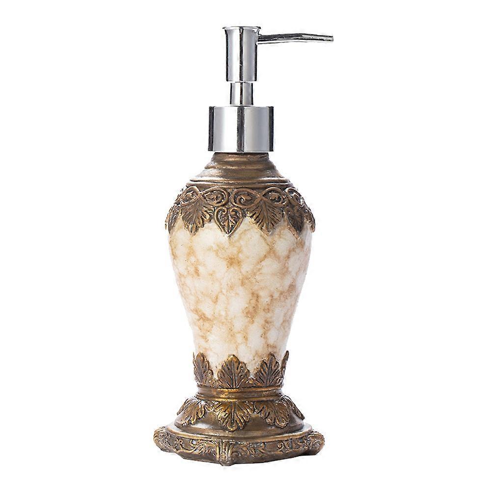 Cosmetics Dispensing Bottles Soap Dispensing Bottles Bathroom Use Agate White Squeezable 1Pcs