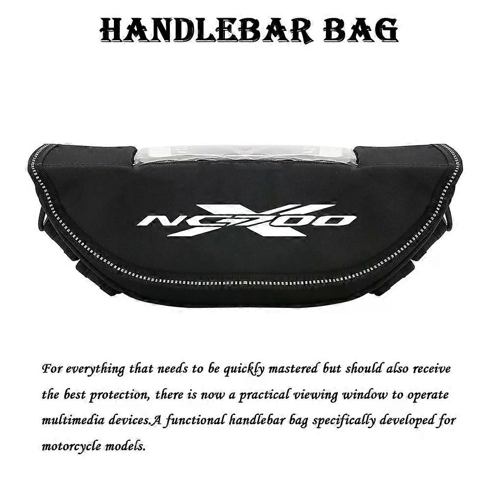 حقيبة مقود للدراجات النارية مع حقيبة تخزين هاتف تعمل باللمس لهوندا فاراديرو XL1000 VFR1200X VFR 1200 X NC700X