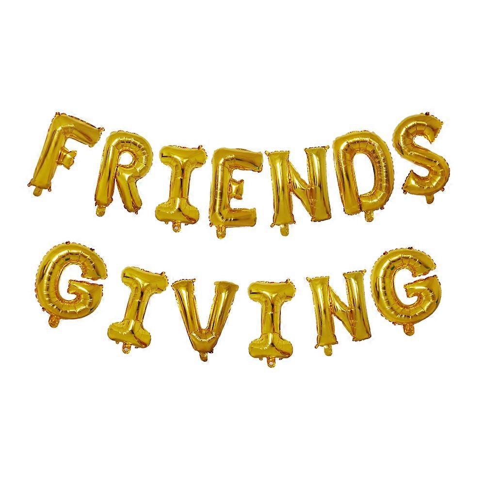 Friends Giving Balloon Assorted Balloon Set Aluminium Foil Balloons Party Organizers 16in 1Set