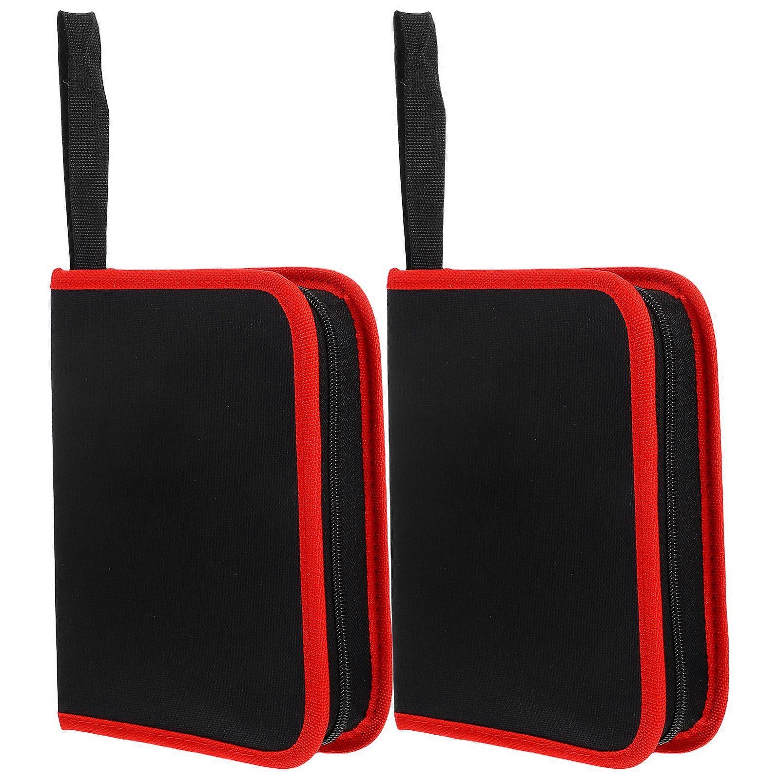 Drill Bit Bag Multi-Use Drill Bits Bag Tool Storage Repair Settings Professional Users 2Pcs