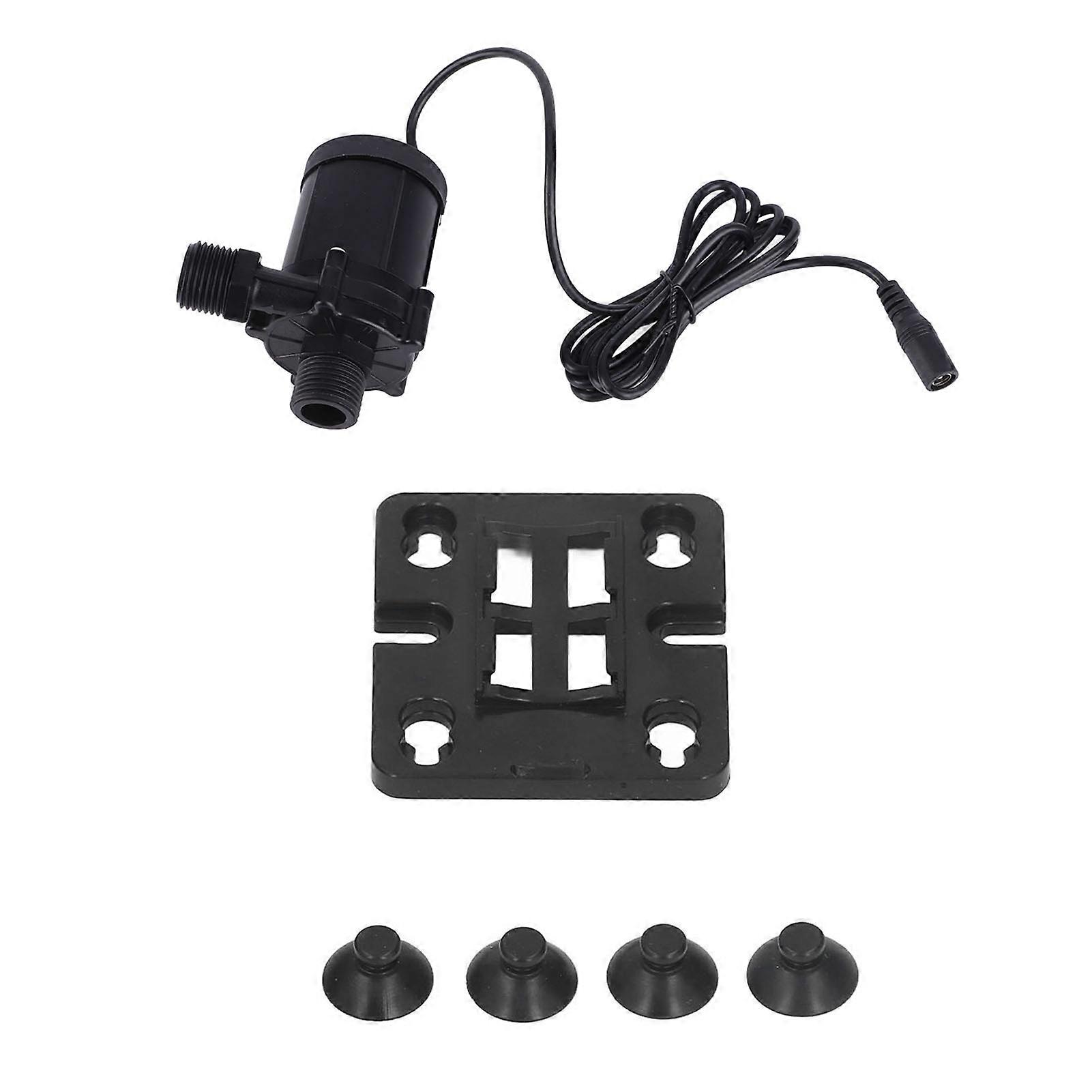 Booster pump, brushless motor, low noise, DC12V, 30W, 800L/H, 12m discharge for heating