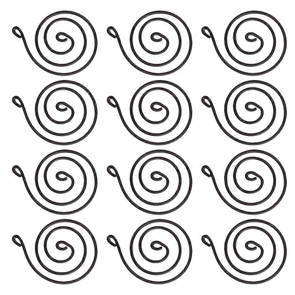 24pcs Sturdy Aluminum Air Plant Hooks for Home Use Black Display Hooks with Durable Quality 24