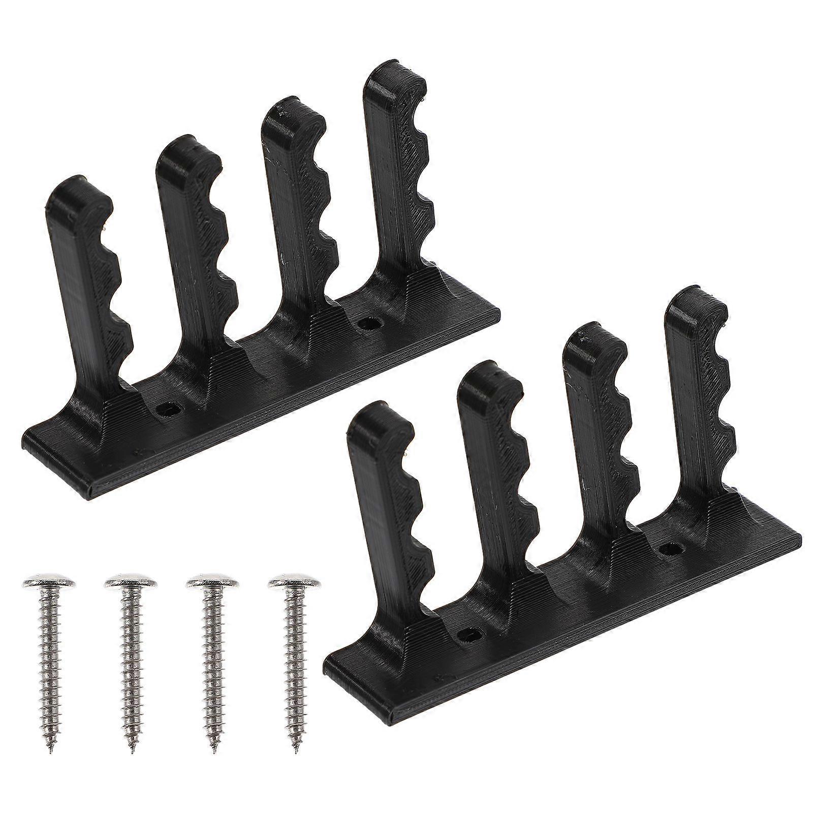 Wall Mounted Bow Holder Rack Durable Arrow Storage Brackets with Screws for Space Saving and Stylish Display