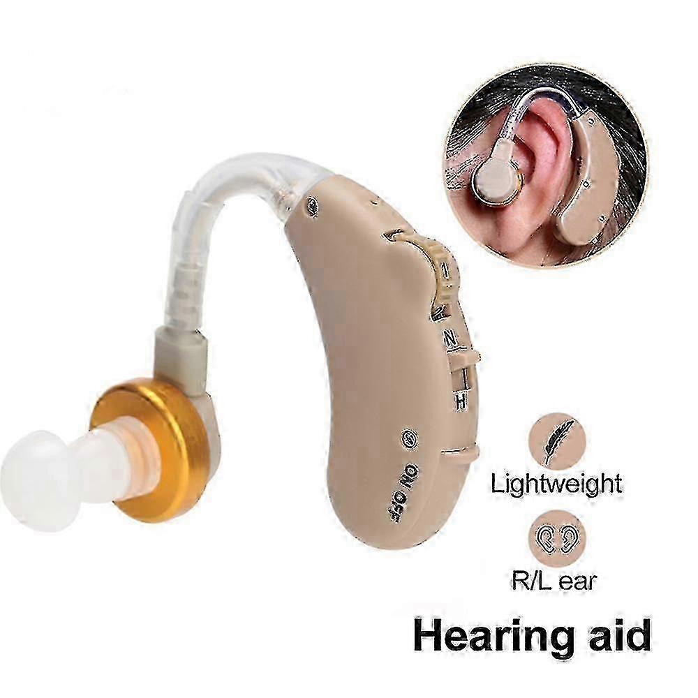 Deaf Elderly Hearing Aid Ear Hook Sound Amplifier Voice Enhancer Device