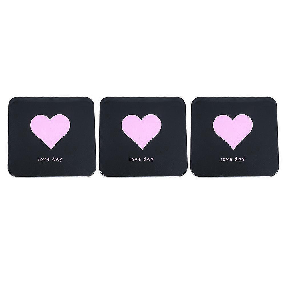 Small Cosmetics Mirror Folding Mirror for Makeup Use 3Pcs Set