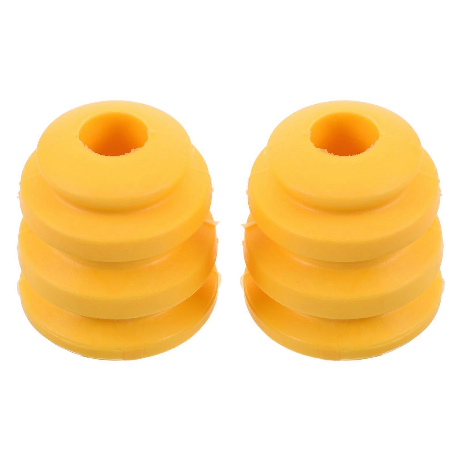 Front Bumper Stopper Cushion 2pcs for High Temp Resistant Polyurethane Shock Absorber Buffer Pads Vehicle Leaf Spring Hood Protection Easy