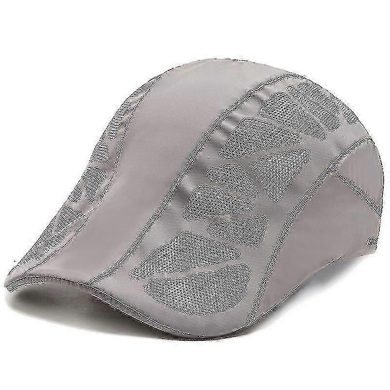 Summer Quick-drying Cap Thin Tennis Cap-light Grey