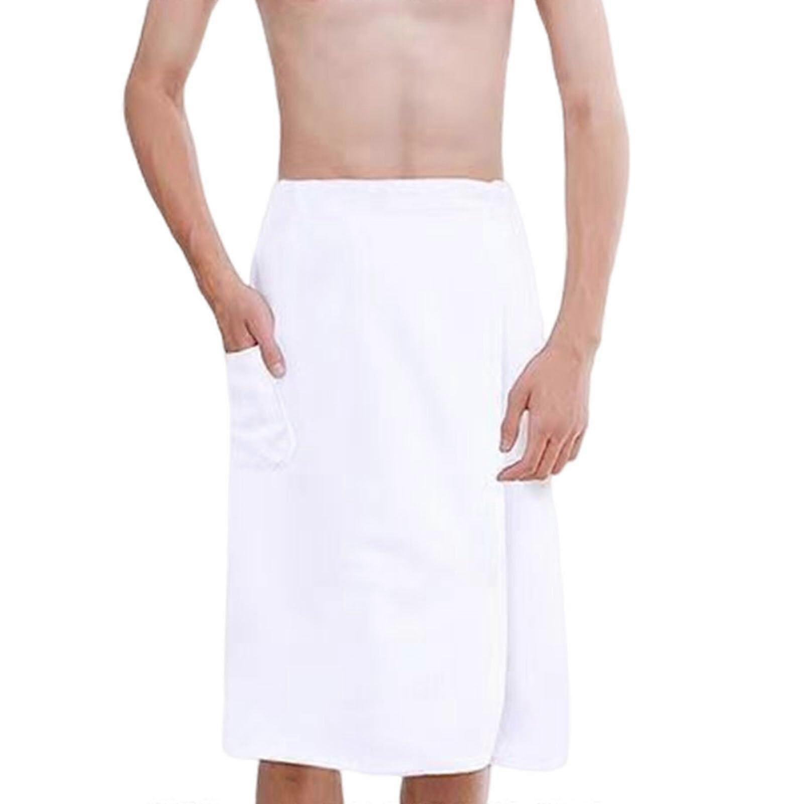 Soft shower towel for men with quick drying and strong water absorption. Wrap towel for women with polyester camping white. Ref: 2109