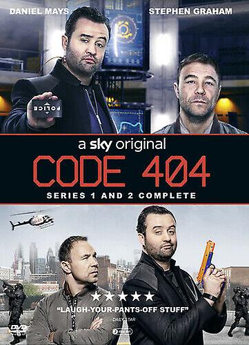 Code 404 Series 1-2 DVD (2021) Stephen Graham cert 15 2 discs NEW - Region 2