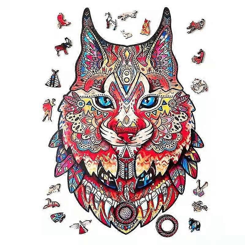 Wolf Puslespil Træ Puslespil