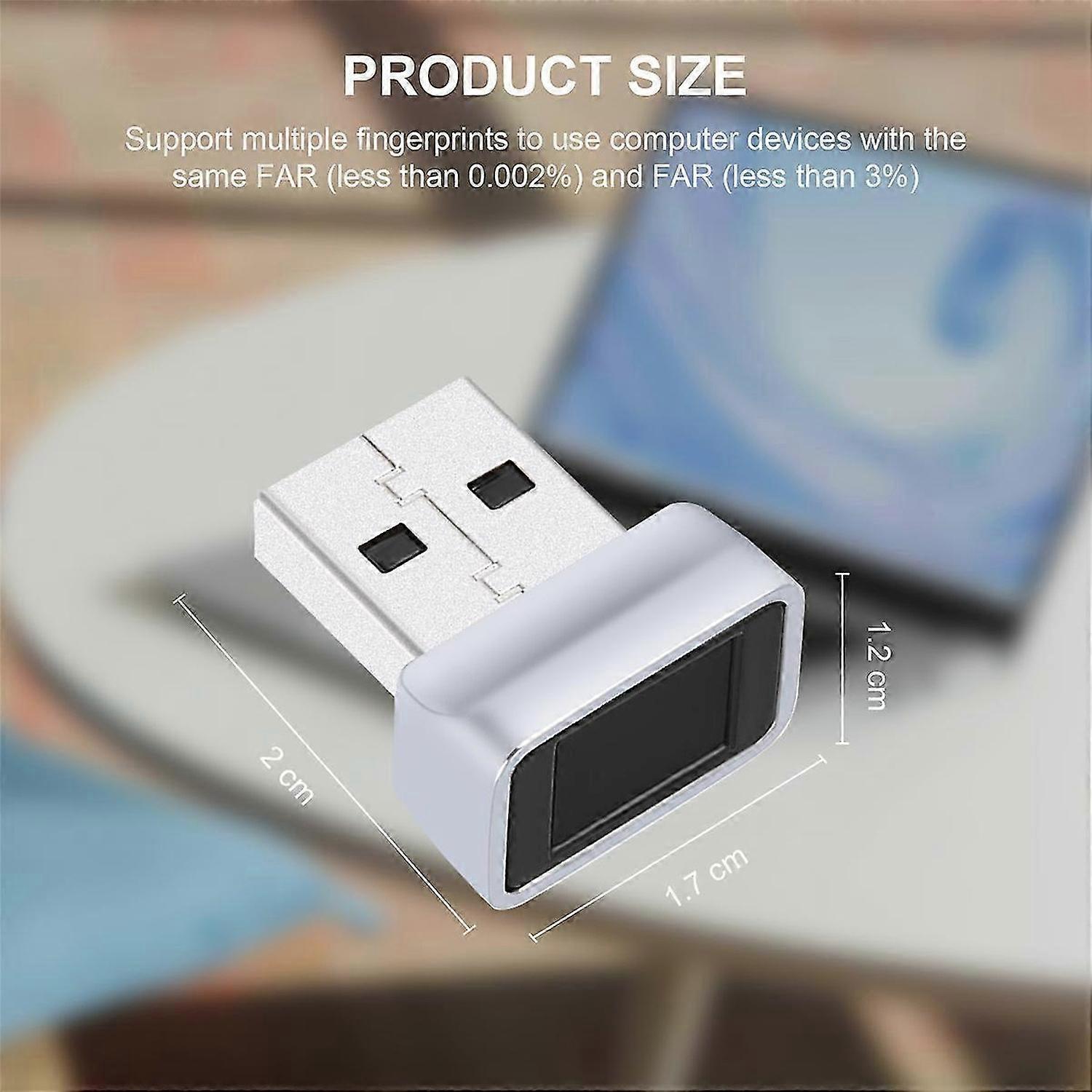 USB Fingerprint Reader for Windows Security Key Biometric Fingerprint Scanner Sensor Module for Inst