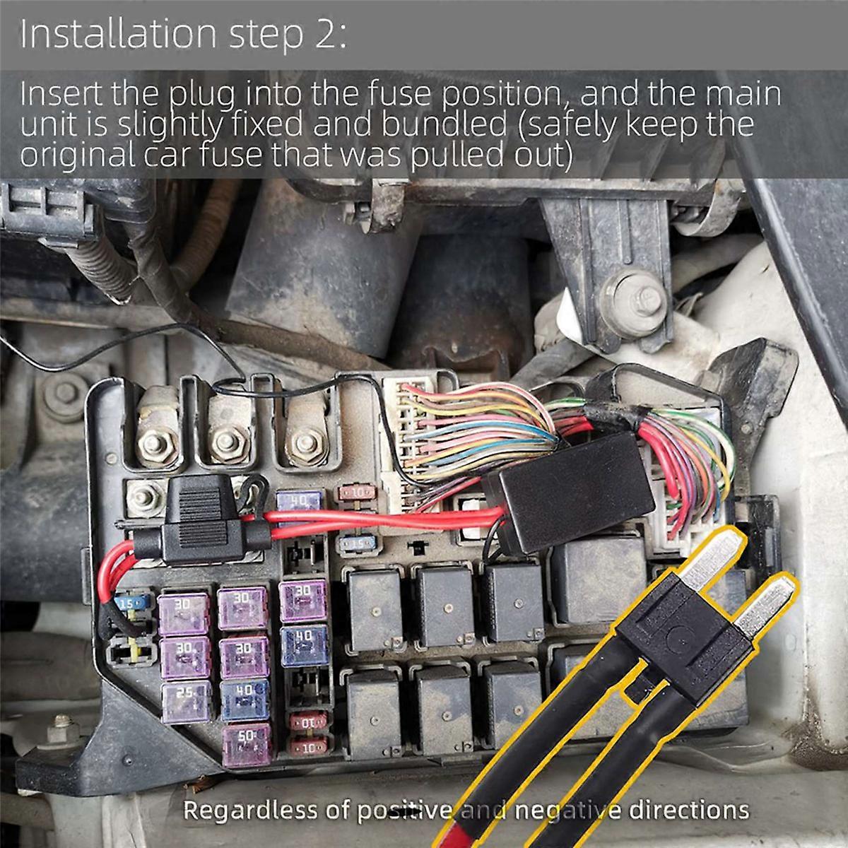 Car Wireless Anti-Theft Motorcycle Hidden Lock System with Cut Tools