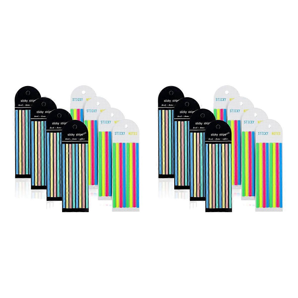 1280 PCS Highlighter Tape,Transparent Sticky Long Page Markers Tabs