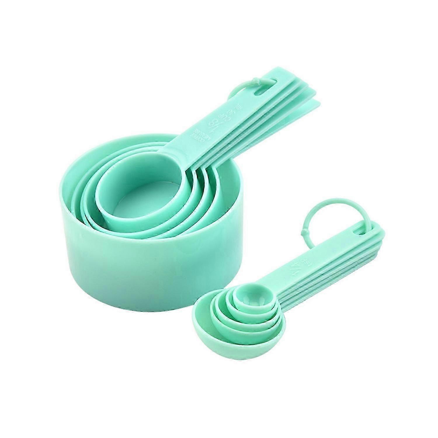 2025 Latest Model 10Pcs/Set Measuring Spoon Dual Scale Hanging Hole Long Handle