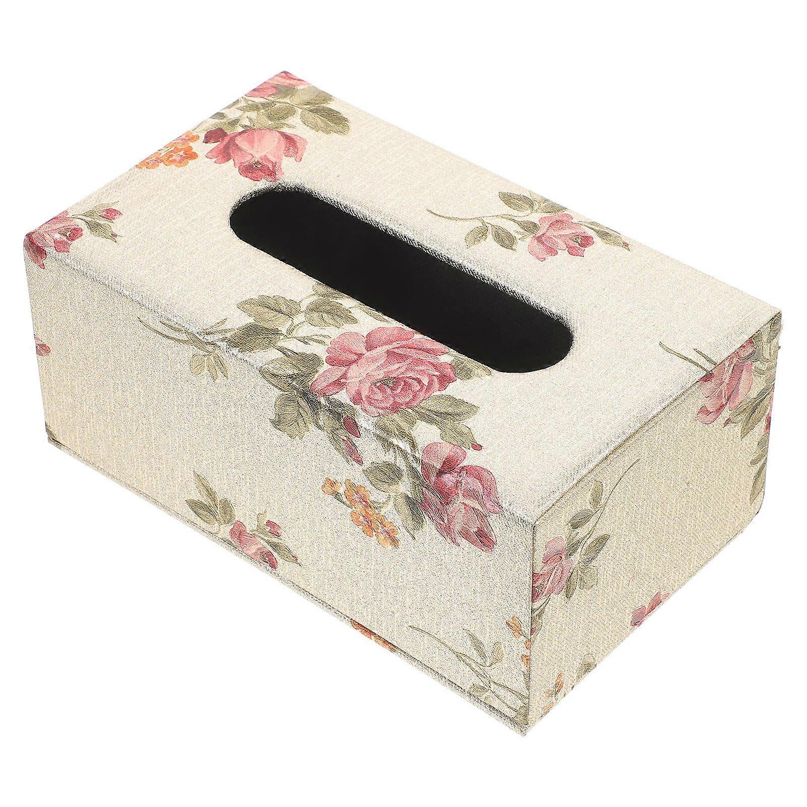 Stylish Tissue Boxes Rectangular Tissue Holder For Home Office Car Decoration 1Pack